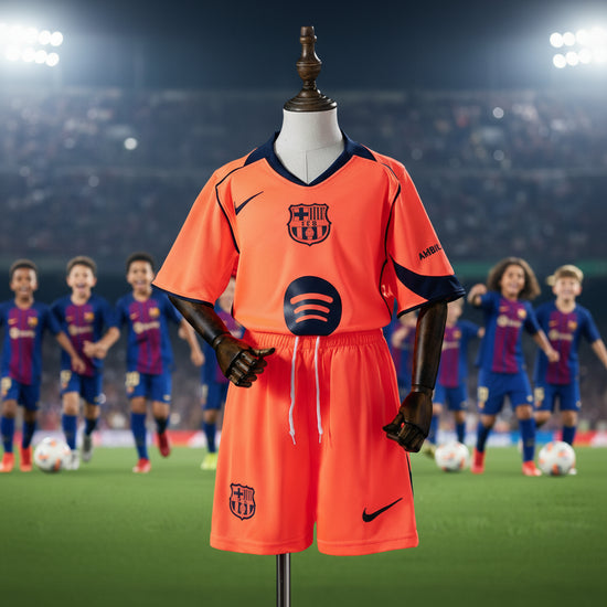 Terza maglia del Barcelona 25/26 per bambini