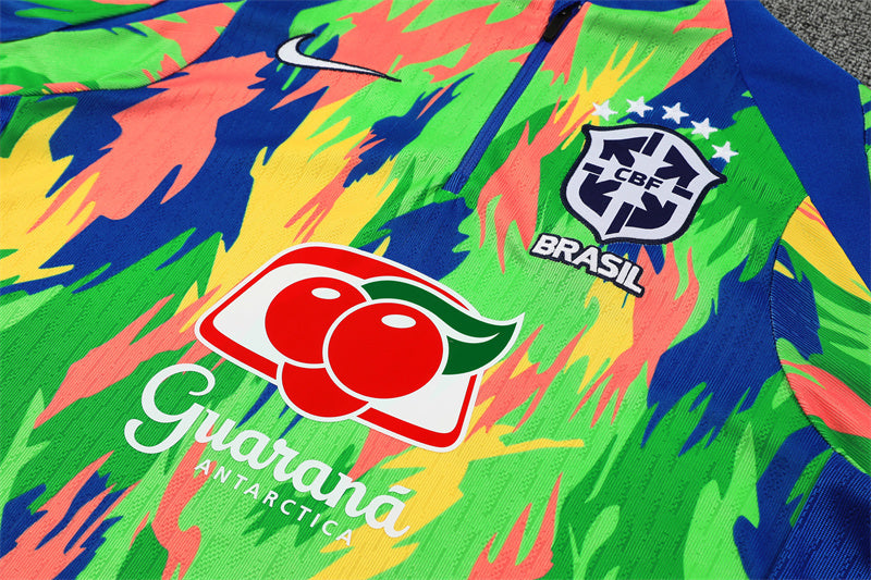 Tuta Allenamento Brasile – Esplosione di Colori e Orgoglio Nazionale