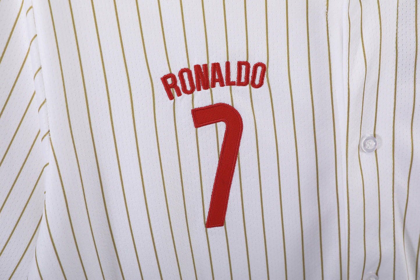 Maglia Tribute Ronaldo – Stile Baseball, Cuore Portoghese